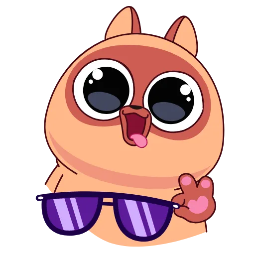😎 Эмодзи «Кот» для Telegram