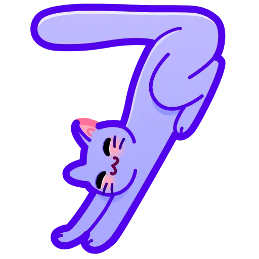7️⃣ Эмодзи «Cat Font Emoji» для Telegram