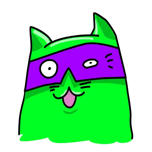 😜 Эмодзи «Cat ICQ» для Telegram