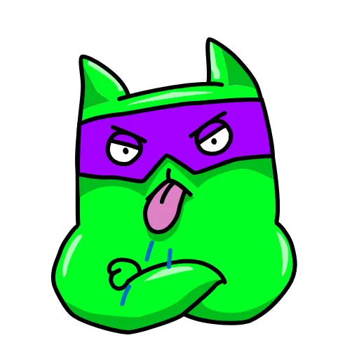 😝 Эмодзи «Cat ICQ» для Telegram