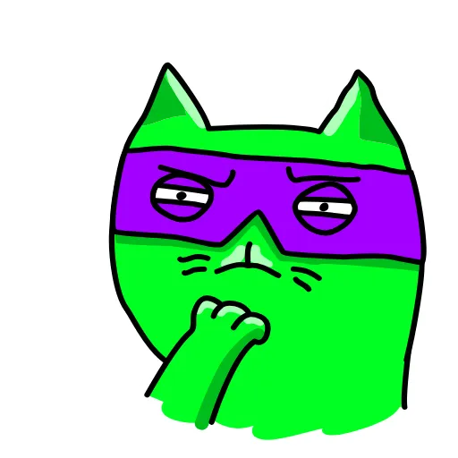 🤔 Эмодзи «Cat ICQ» для Telegram