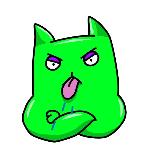 😝 Эмодзи «Cat ICQ» для Telegram
