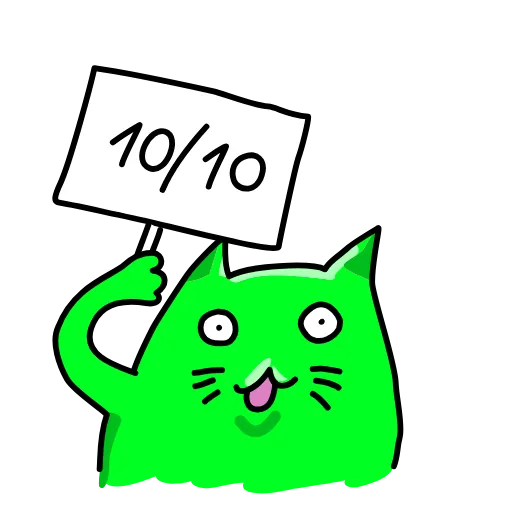👍 Эмодзи «Cat ICQ» для Telegram