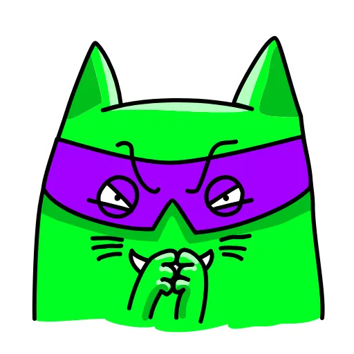 😈 Эмодзи «Cat ICQ» для Telegram