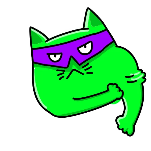 💪 Эмодзи «Cat ICQ» для Telegram