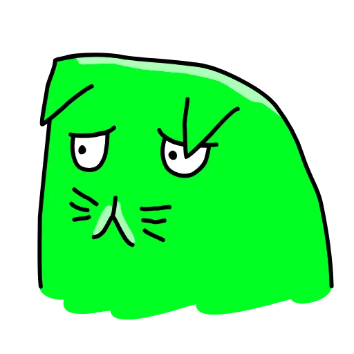 😞 Эмодзи «Cat ICQ» для Telegram