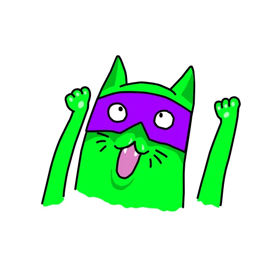 🤪 Эмодзи «Cat ICQ» для Telegram