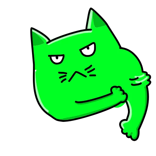 💪 Эмодзи «Cat ICQ» для Telegram