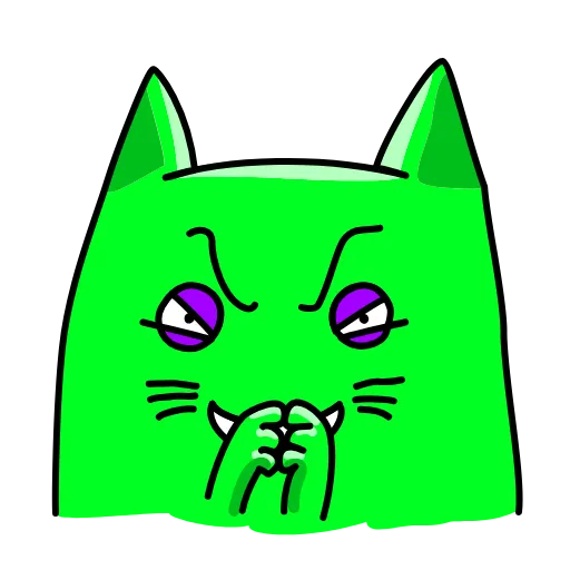 😈 Эмодзи «Cat ICQ» для Telegram