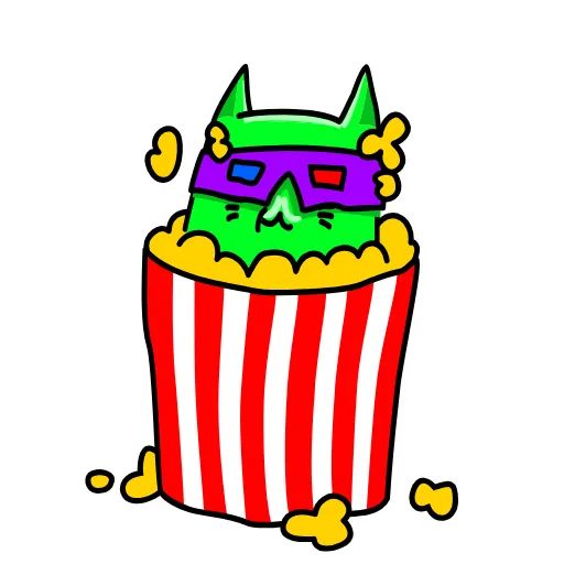 🍿 Эмодзи «Cat ICQ» для Telegram