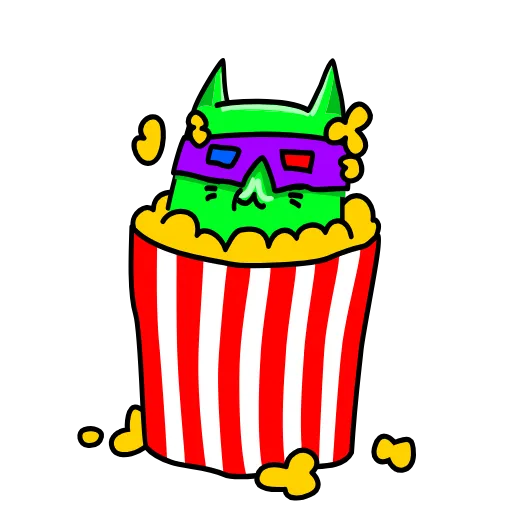 🍿 Эмодзи «Cat ICQ» для Telegram