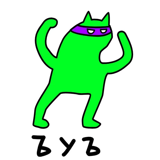 👻 Эмодзи «Cat ICQ» для Telegram