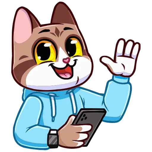👋 Эмодзи «Котэус» для Telegram