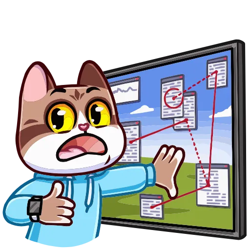 Стикерпак Котэус для Telegram