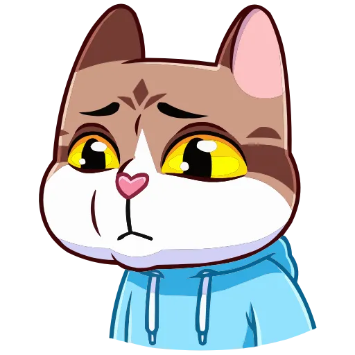 😔 Эмодзи «Котэус» для Telegram