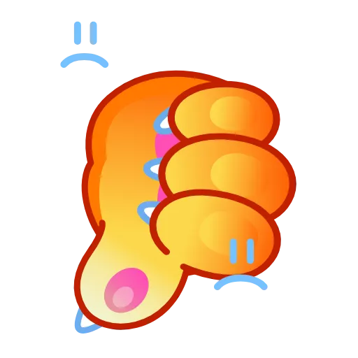 👎 Эмодзи «Cat Paws Emoji» для Telegram