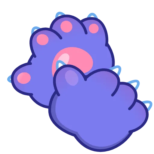 👏 Эмодзи «Cat Paws Emoji» для Telegram