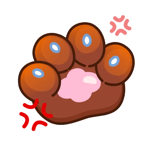 😡 Стикер «Cat Paws» для Telegram