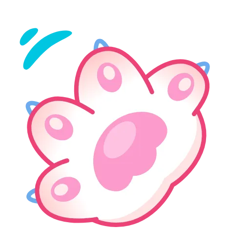 🤚 Стикер «Cat Paws» для Telegram
