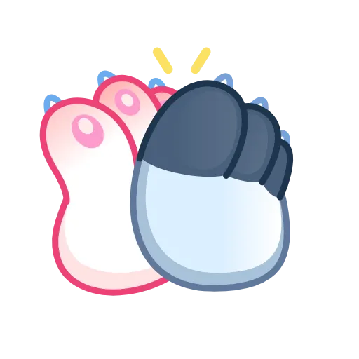 🤚 Эмодзи «Cat Paws Emoji» для Telegram