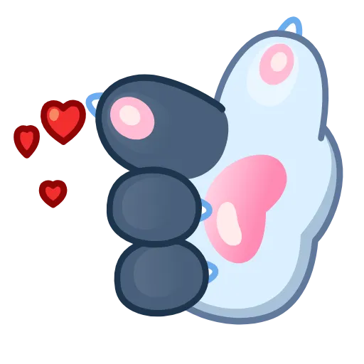 🫰 Эмодзи «Cat Paws Emoji» для Telegram