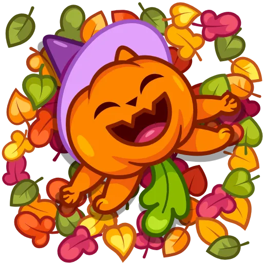 😌 Эмодзи «Cat Pumpkin» для Telegram