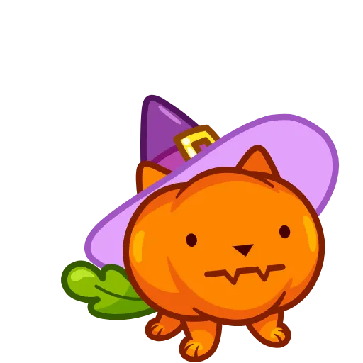 🤯 Эмодзи «Cat Pumpkin» для Telegram