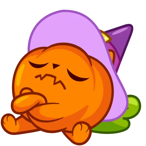 😒 Эмодзи «Cat Pumpkin» для Telegram