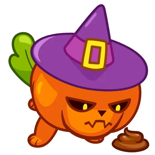💩 Эмодзи «Cat Pumpkin» для Telegram
