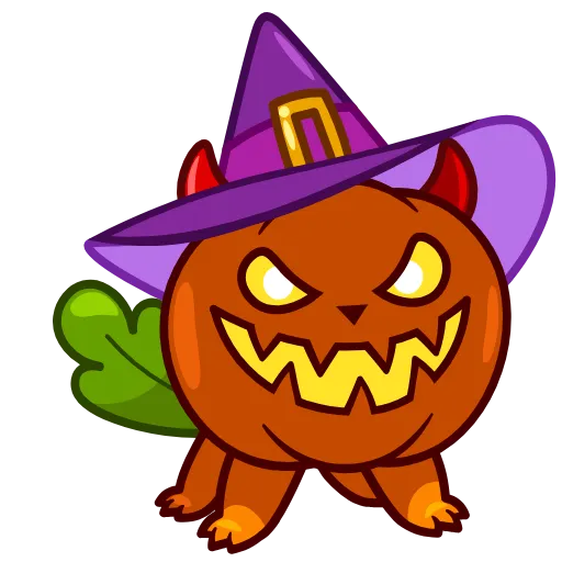 😈 Эмодзи «Cat Pumpkin» для Telegram