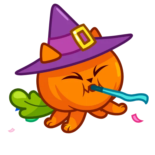 🥳 Эмодзи «Cat Pumpkin» для Telegram