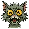 😈 Эмодзи «😘 Набор эмоджи с котом Риком» для Telegram