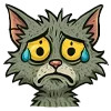 😢 Эмодзи «😘 Набор эмоджи с котом Риком» для Telegram