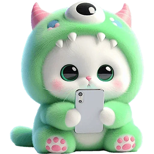 🥹 Стикер «Пушистые котики» для Telegram