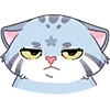😒 Эмодзи «😏 Кот Урка» для Telegram