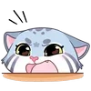 😳 Эмодзи «😏 Кот Урка» для Telegram