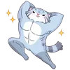 💪 Эмодзи «😏 Кот Урка» для Telegram