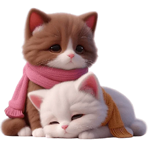 😔 Стикер «Кошачья любовь» для Telegram