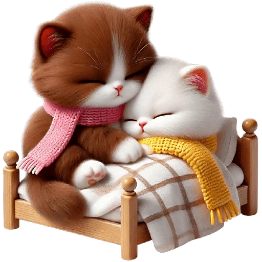 🥱 Стикер «Кошачья любовь» для Telegram