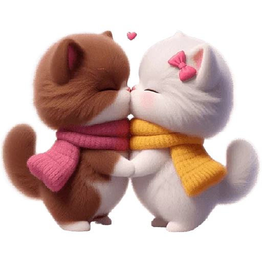 😘 Стикер «Кошачья любовь» для Telegram