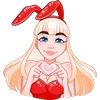 ❤ Эмодзи «Каталина» для Telegram