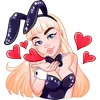 ❤ Эмодзи «Каталина» для Telegram