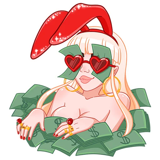 🤑 Стикер «Каталина» для Telegram