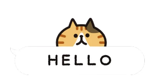 👋 Стикер «Cat bubbles» для Telegram