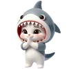 🤩 Эмодзи «Акулята» для Telegram