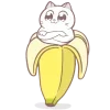 🍌 Эмодзи «Catting Cat» для Telegram