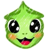 Эмодзи 🥰 Chameleon - хамелеон и иконки для Telegram — скачать