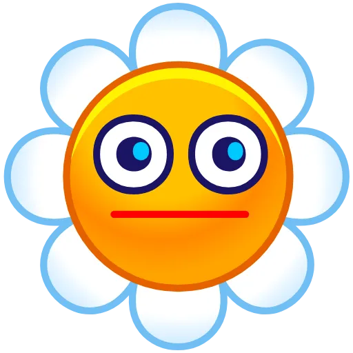 😐 Эмодзи «Chamomile Emoji» для Telegram