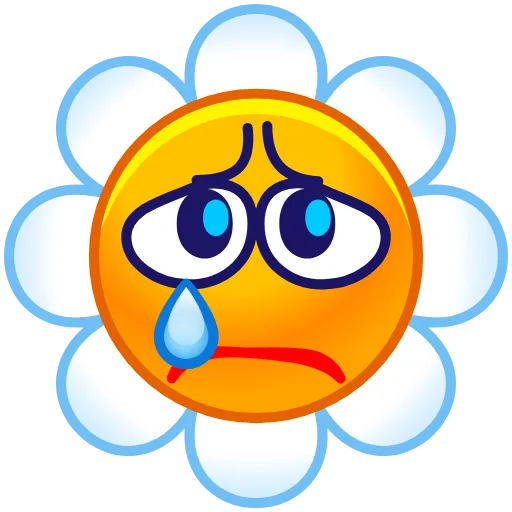 😢 Эмодзи «Chamomile Emoji» для Telegram