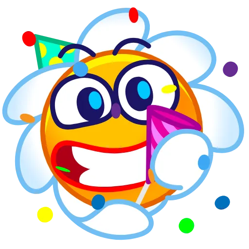 🥳 Эмодзи «Chamomile Emoji» для Telegram